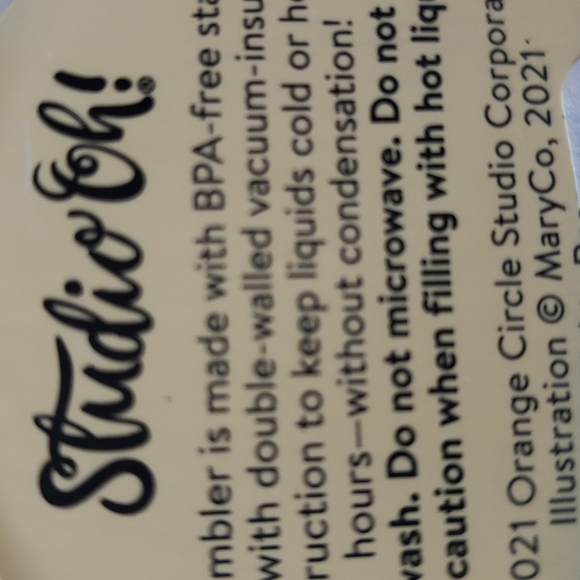 💥BUY 2 GET 1 FREE Tumbler by Studio Oh! - Don't Worry. Bee Happy - Picture 11 of 11